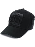 Dsquared2 Iconic Embroidered Baseball Cap Black