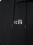 Dsquared2 Small Icon Print Hoodie in Black