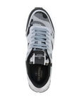 Valentino Garavani Rockstud Camouflage Trainers in Grey