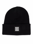 Dsquared2 Logo Patch Knitted Beanie Black