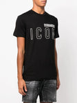 Dsquared2 Icon Outline T-shirt in Black