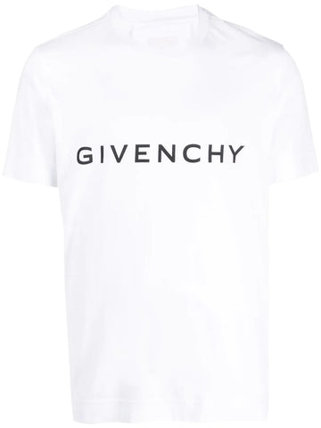 Givenchy Archetype Logo Print T-Shirt in White