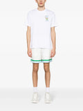 Casablanca Le Jeu Coloure Printed T-Shirt in White