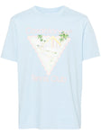Casablanca Maison De Reve Printed T-Shirt in Pale Blue