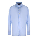 Aquascutum Long Sleeve Royal Blue Shirt XS