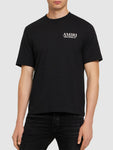 Amiri Hollywood Bones Stacked Logo T-Shirt in Black