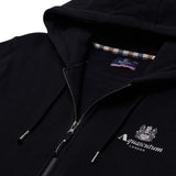 ACTIVE SMALL LOGO FULL ZIP HOODIE  FLEECE black S