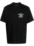 Amiri Global Records Logo Printed T-Shirt in Black