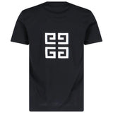 Givenchy Embroidered Logo Oversized Black T-Shirt XS