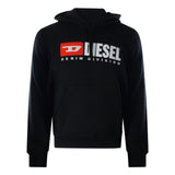 Diesel S Ginn Hood Div 9Xx Black Sweaters Mens - Style Centre Wholesale
