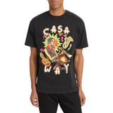 Casablanca Printed  T-Shirt Music For The People Faded Black  T-Shirts Mens