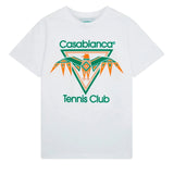 Casablanca Printed T-Shirt Playful Eagle White