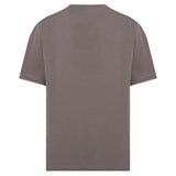 Off-White Paint Mirror Logo Slim Fit Grey T-Shirt XS