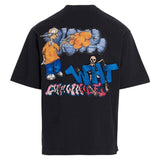 Off-White Graff Pupp Over Skate Short Sleeve Tee Outerspace S