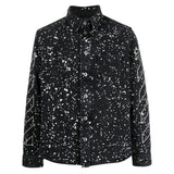 Off-White Diag Outline Design Denim Shirt Black XS