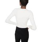 Off-White Off Stamp Ribbed L/S Body White IT36