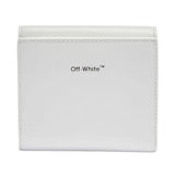 Off-White Quote Logo White Jitney French Purse