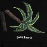 Palm Angels Broken Palm Black Hoodie - Style Centre Wholesale