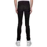 Amiri Slim Fit Distressed Amiri Logo Aged Black Denim Jeans W31 L32 / 32L