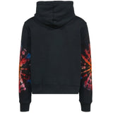 Amiri Spot Tie Dye Sleeves Black Hoodie S