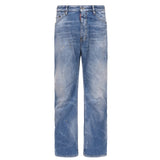 Dsquared2 Clean Baby Blue Wash London Bro Jeans W30