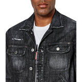 Dsquared2 Easy Wash Jean Jacket Black W32
