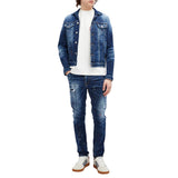 Dsquared2 Dan Jean Jacket Navy Blue W30