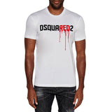 Dsquared2 Dripping Logo T-Shirt White M