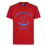 Dsquared2 Bear T-Shirt Red M
