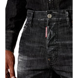 Dsquared2 Black Easy Wash Cool Guy Jeans Black W28
