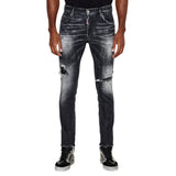 Dsquared2 Black Jet Set Wash Skater Jeans W32