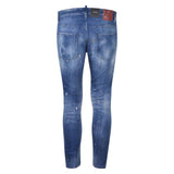 Dsquared2 Filo Wash Skater Jeans Navy Blue W26