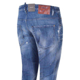 Dsquared2 Filo Wash Skater Jeans Navy Blue W26