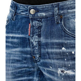 Dsquared2 Filo Wash Skater Jeans Navy Blue W26