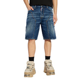 Dsquared2 Dark Semplice Carpenter Shorts Navy Blue W30
