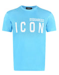 Dsquared2 Icon Printed T-Shirt in Blue