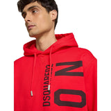 Dsquared2 Sweatshirt Red Black Print S