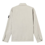 Stone Island Stretch Cotton Paracadute Pearl Grey Overshirt
