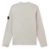 Stone Island Light Raw Hand Organic Pearl Grey Sweatshirt