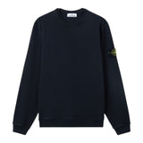 Stone Island Malfile Fleece Old Effect Navy Sweatshirt