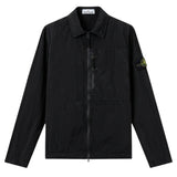 Stone Island Nylon Metal Zip-Up Black OVershirt