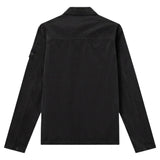 Stone Island Nylon Metal Zip-Up Black OVershirt