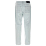 Stone Island Light Blue Straight Jeans