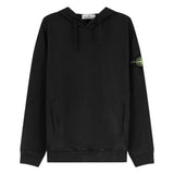 Stone Island Organic Cotton Black Hoodie