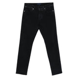 Stone Island Stretch Black Denim Rinsed Slim Jeans