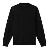 Stone Island Light RWS Pure Wool Ghost Black Sweatshirt