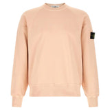 Stone Island Organic Cotton Pale Pink Peach Sweatshirt