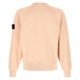 Stone Island Organic Cotton Pale Pink Peach Sweatshirt