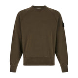 Stone Island Brushed Cotton Grey Sweatshirt