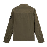 Stone Island Nylon Metal Zip-Up Military Green Overshirt